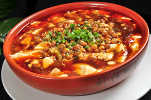 香辣肉末豆腐
