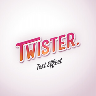 Twister字体特效展示