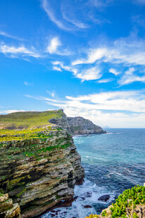 海岸风光碧海蓝天岩石景