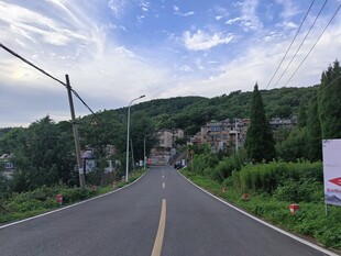 乡村公路旁景色宜人