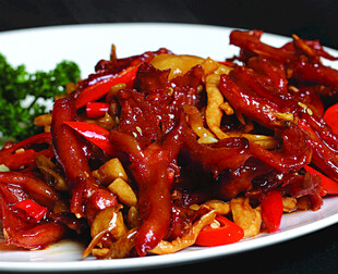 香辣美味爆炒鸭掌