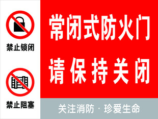 常闭式防火门