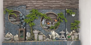 乡村墙景