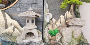 中式庭院景观石灯摆件