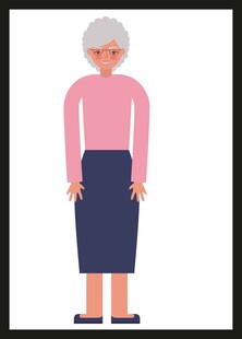 老年女性形象