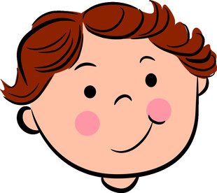 微笑小男孩头像
