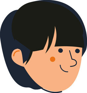 微笑小男孩头像