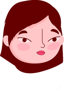 可爱卡通女孩头像