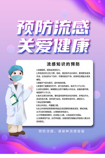 预防流感海报