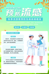 预防流感海报
