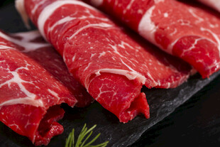 新鲜牛肉卷