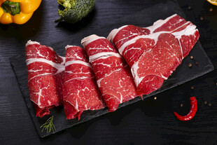 新鲜牛肉卷
