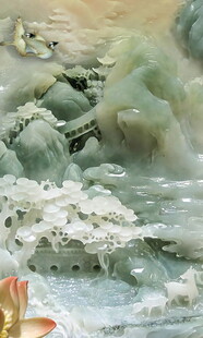 水墨山水间的自然盛景