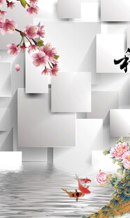 中式水墨风花鸟装饰画