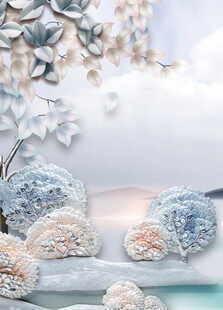 梦幻冰雪系装饰摆件