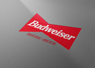 Budreiser品牌红色标志