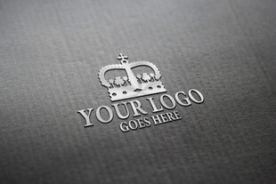 皇冠主题简约logo设计