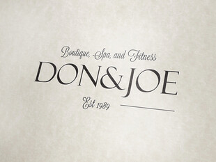 DON与JOE的简约婚礼标识