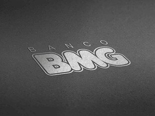 金属质感BMG立体字效果