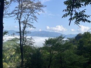 山间云海