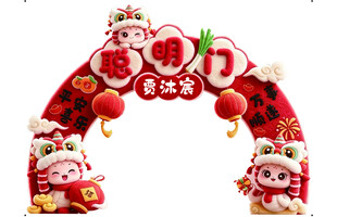 毛绒聪明门