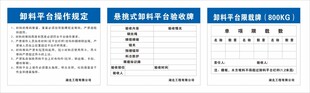 工程验收牌