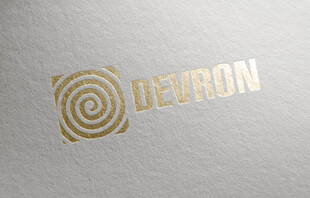 金色Devron标志设计