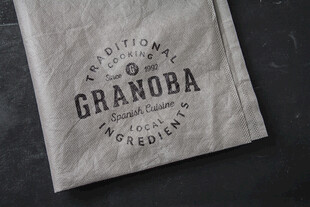 复古风GRAMOBA品牌纸袋