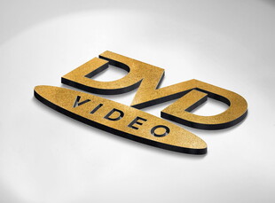 金色DVD VIDEO标识