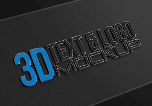 3D立体文字设计展示