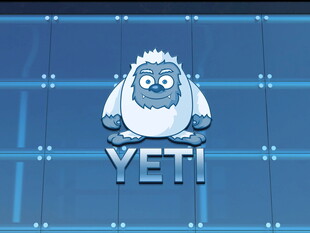 可爱雪人YETI形象展示