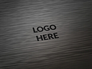 金属质感LOGO展示模板