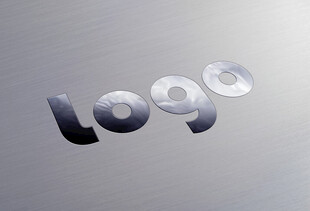 立体金属质感logo展示