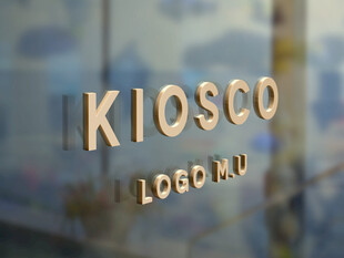 金属质感KIOSCO标识牌