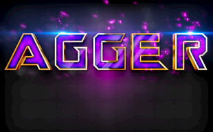 炫酷立体字AGGGER
