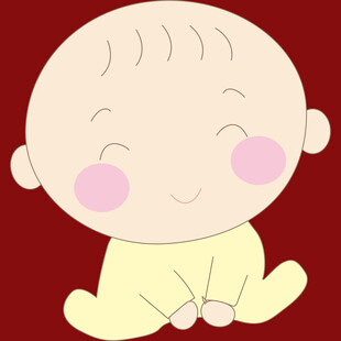 可爱婴儿坐立