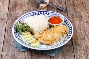 日式炸物盖饭套餐