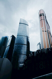 都市摩天大楼建筑群