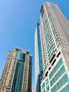 现代都市摩天大楼景观