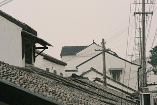 江南水乡屋顶景象