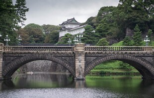 日本石桥与周边景致