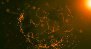 发光网络地球科技感画面