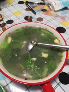 青菜汤一碗