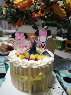 米妮米奇主题生日蛋糕