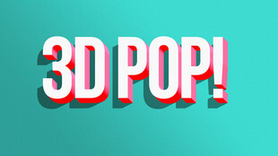 3D立体文字效果展示