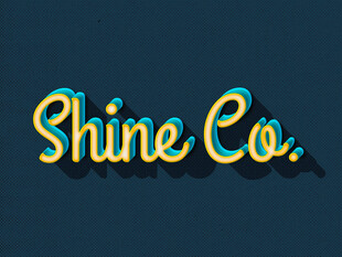 Shine Co公司标志设计