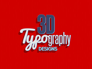 3D字体设计展示
