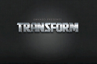 金属质感TRANSFORM标题
