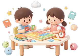 卡通数独学习小孩