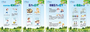 学校教育培训心理咨询海报展板 